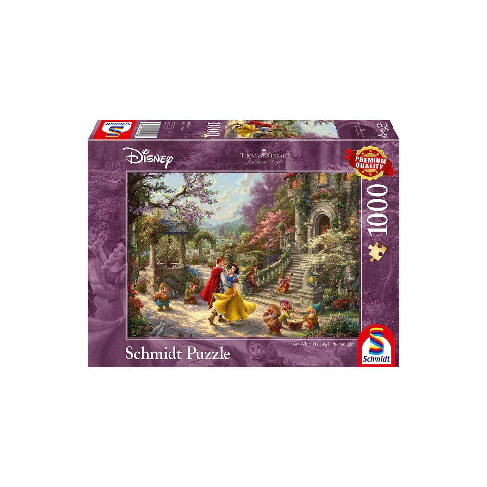 Asmodee Disney - Snow White Dancing in the Sunlight by Thomas Kinkade 1000 Piece Schmidt Puzzle (häftad, eng)