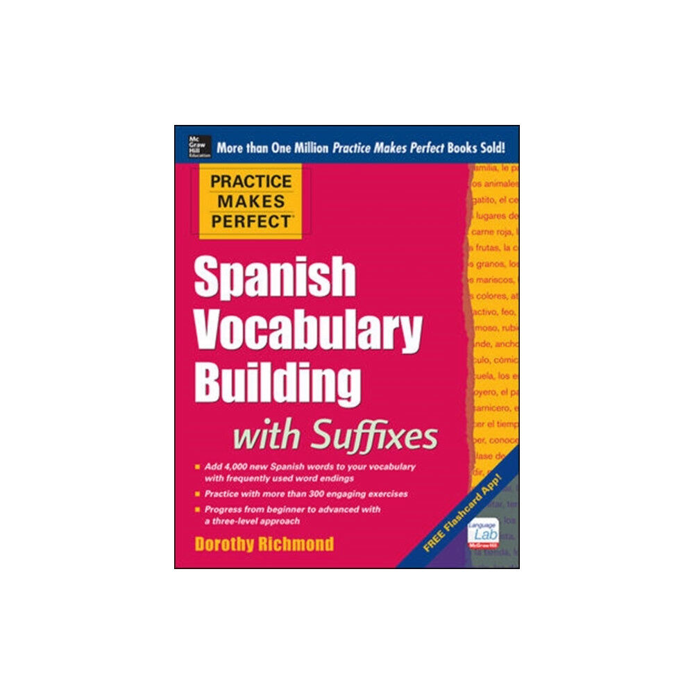 McGraw-Hill Education - Europe Practice Makes Perfect Spanish Vocabulary Building with Suffixes (häftad, eng)