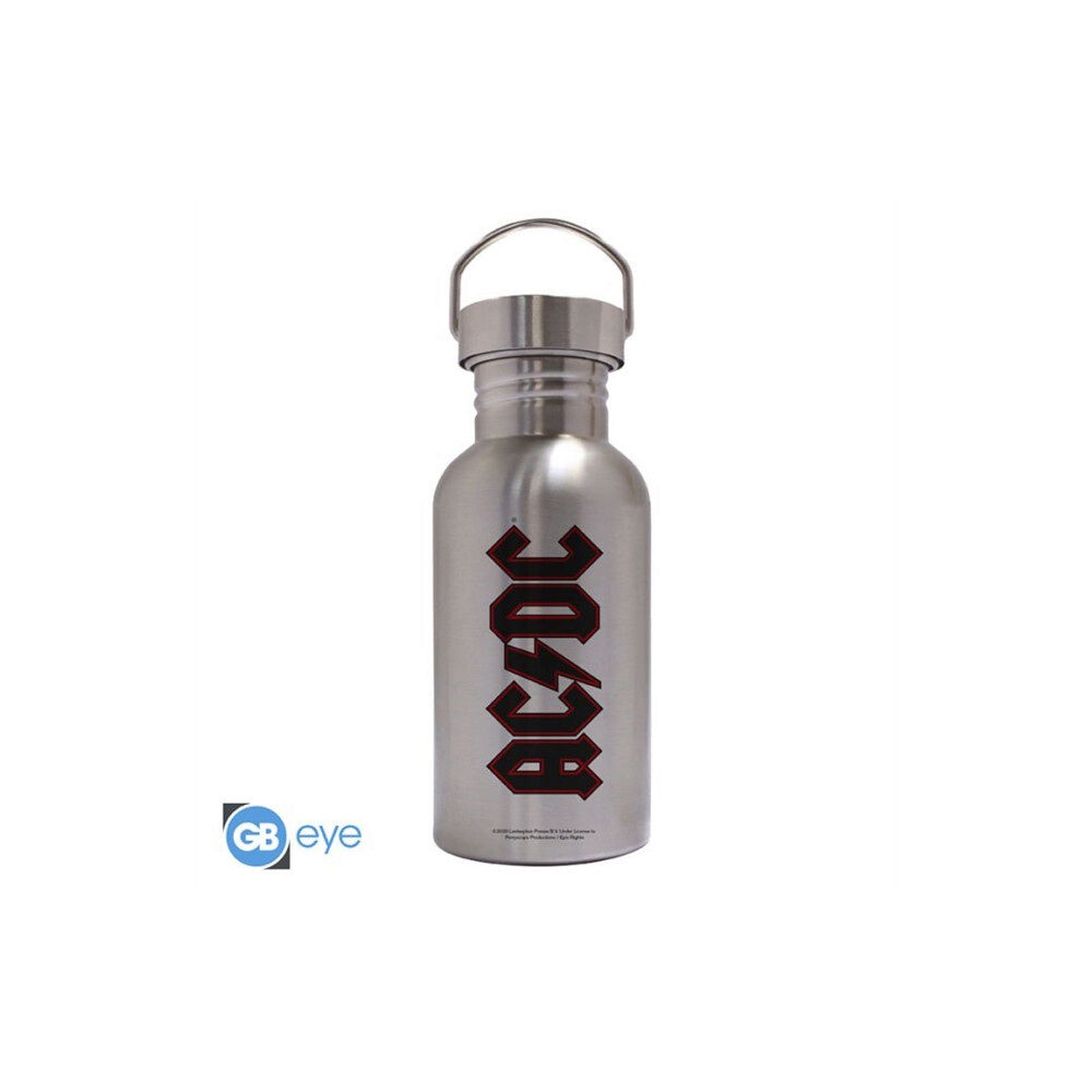 ABYSSE UK AC/DC Logo Canteen Steel Bottle (häftad, eng)