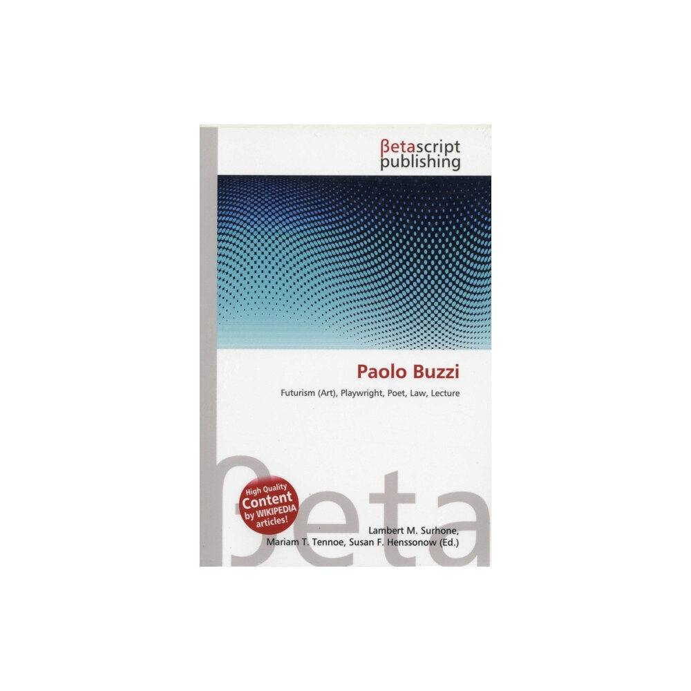 Betascript Publishing Paolo Buzzi (häftad, eng)