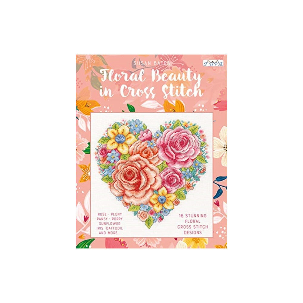 Tuva Publishing Floral Beauty in Cross Stitch (häftad, eng)