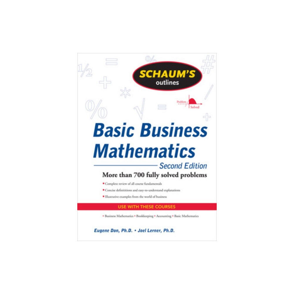 McGraw-Hill Education - Europe Schaum's Outline of Basic Business Mathematics, 2ed (häftad, eng)