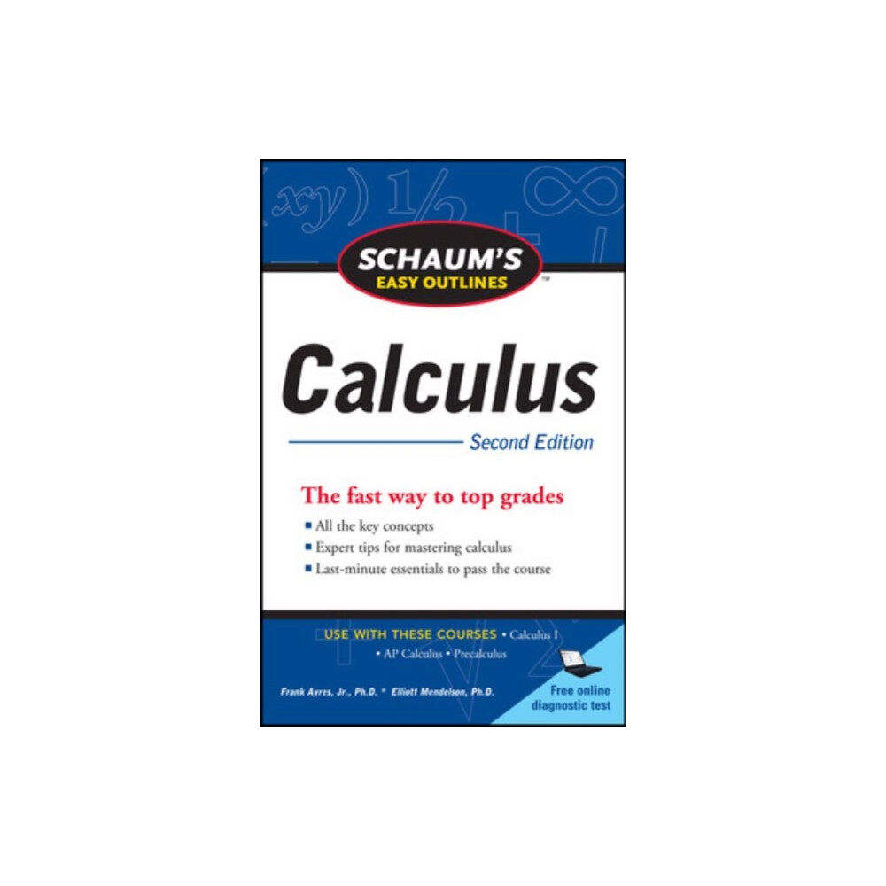 McGraw-Hill Education - Europe Schaum's Easy Outline of Calculus, Second Edition (häftad, eng)