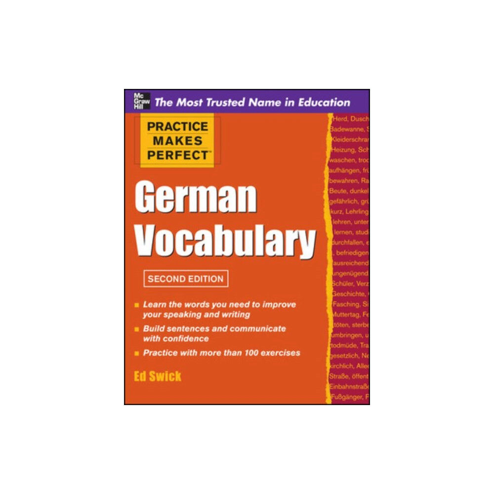 McGraw-Hill Education - Europe Practice Makes Perfect German Vocabulary (häftad, eng)