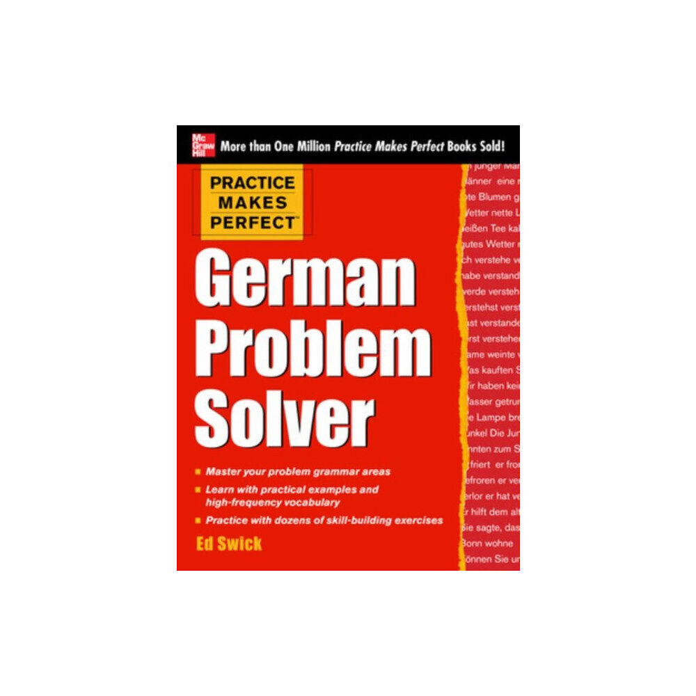 McGraw-Hill Education - Europe Practice Makes Perfect German Problem Solver (häftad, eng)