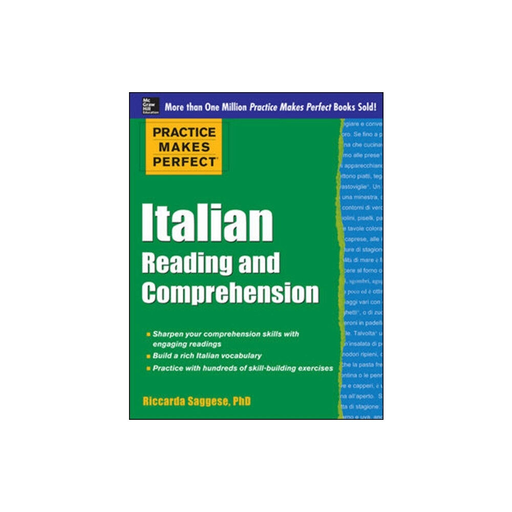 McGraw-Hill Education - Europe Practice Makes Perfect Italian Reading and Comprehension (häftad, eng)