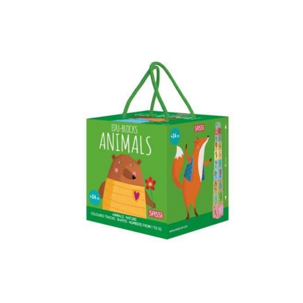 BOUNCE BOOKSHELF EDU BLOCKS - ANIMALS (inbunden, eng)