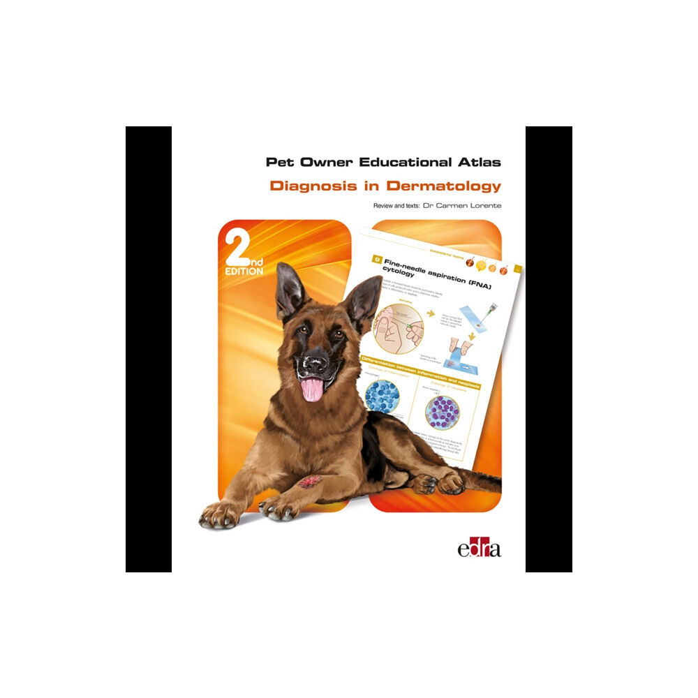 Edra Spa Pet Owner Educational Atlas: Diagnosis in Dermatology -2nd edition (bok, spiral, eng)