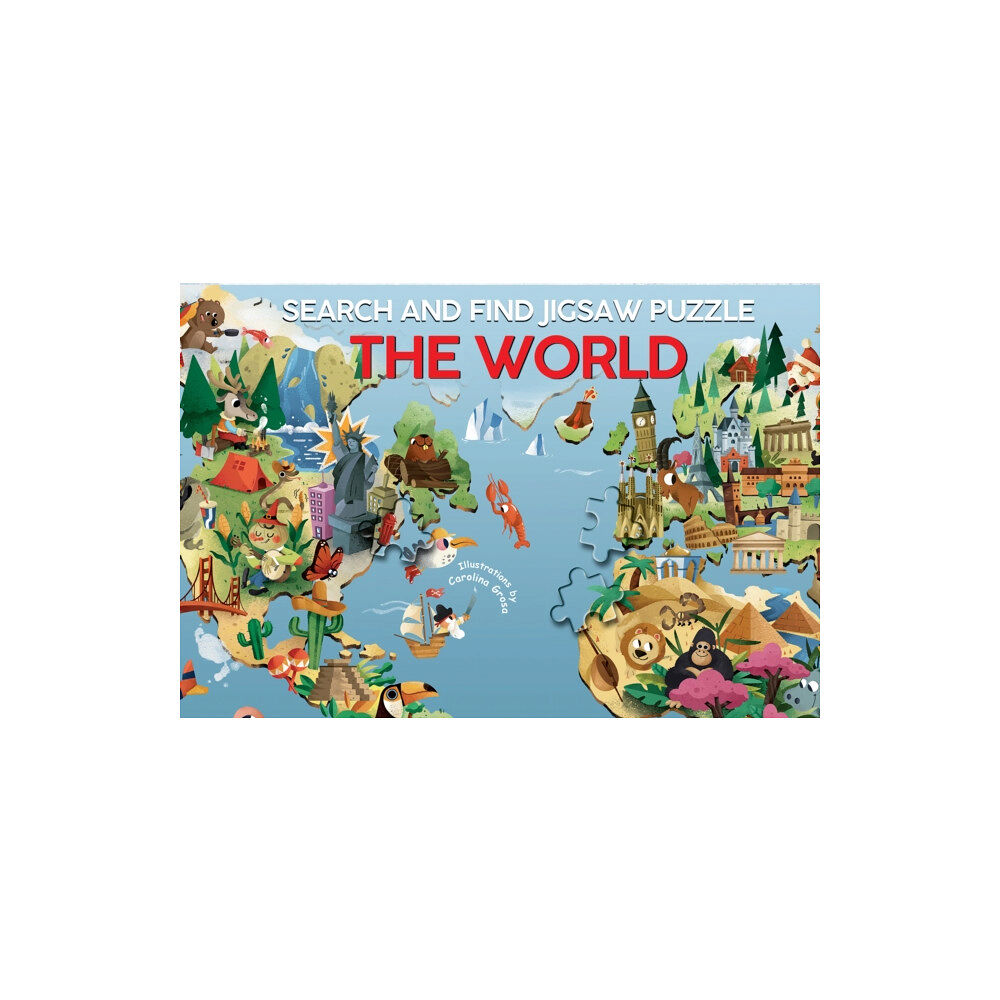 White Star The World: Search and Find Jigsaw Puzzle (bok, board book, eng)