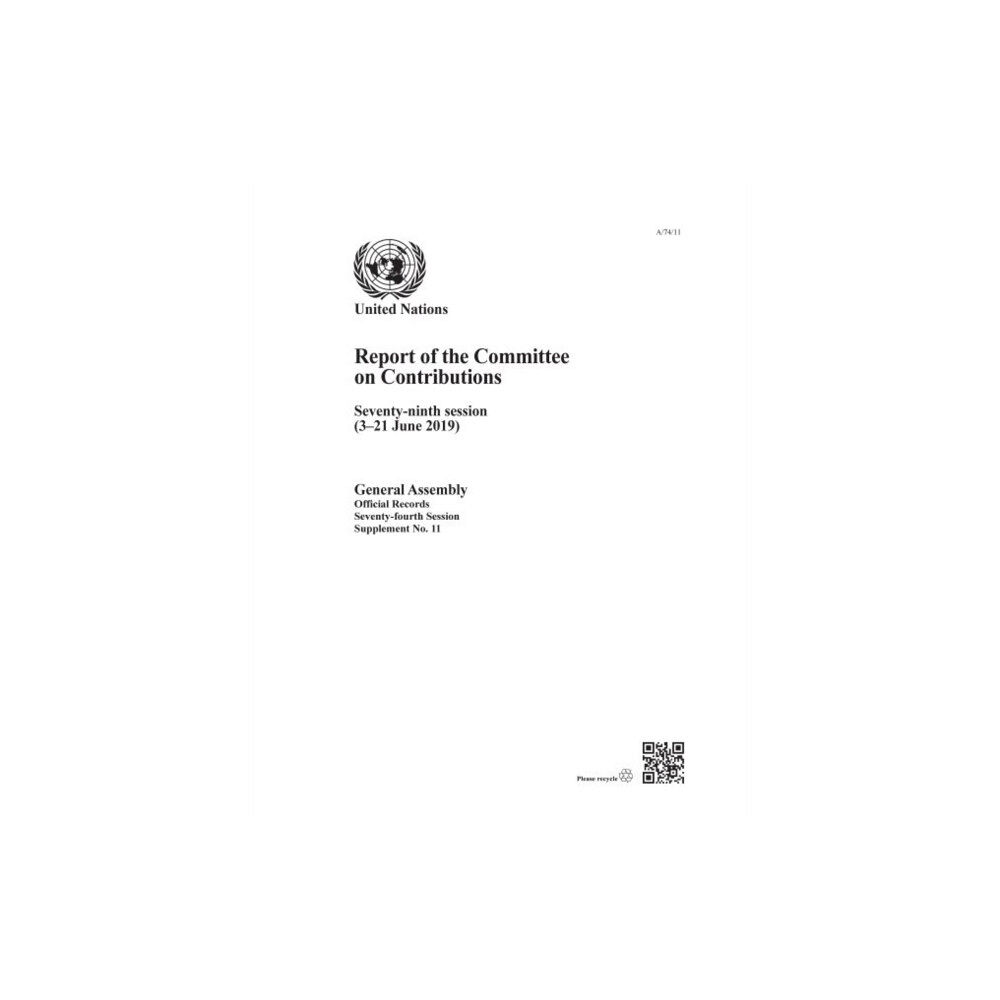 United Nations Report of the Committee on Contributions (häftad, eng)