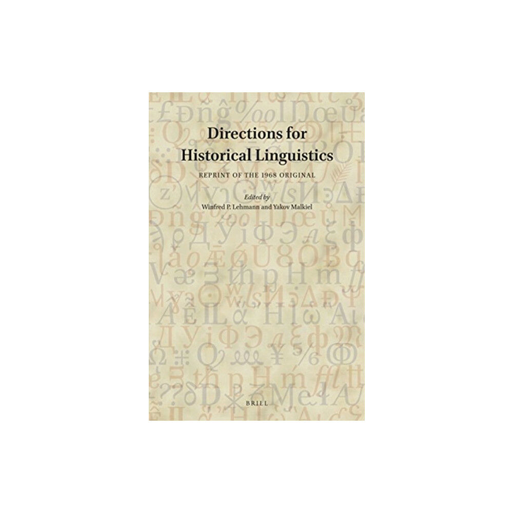 END OF LINE CLEARANCE BOOK DIRECTIONS FOR HISTORICAL LING (häftad, eng)