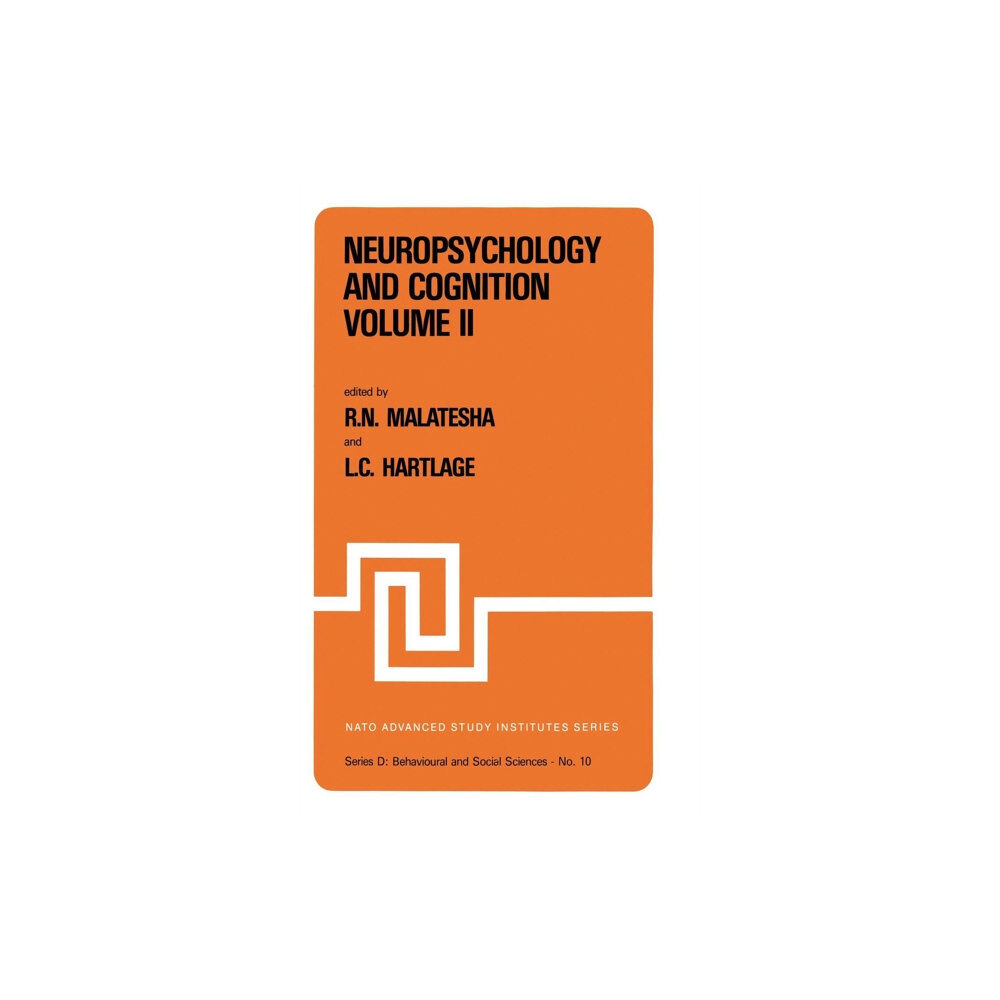 SPRINGER Neuropsychology and Cognition — Volume I / Volume II (inbunden, eng)