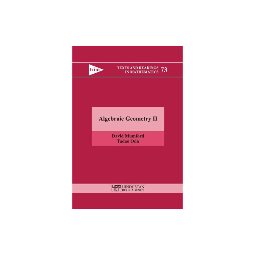 Hindustan Book Agency Algebraic Geometry II (inbunden, eng)