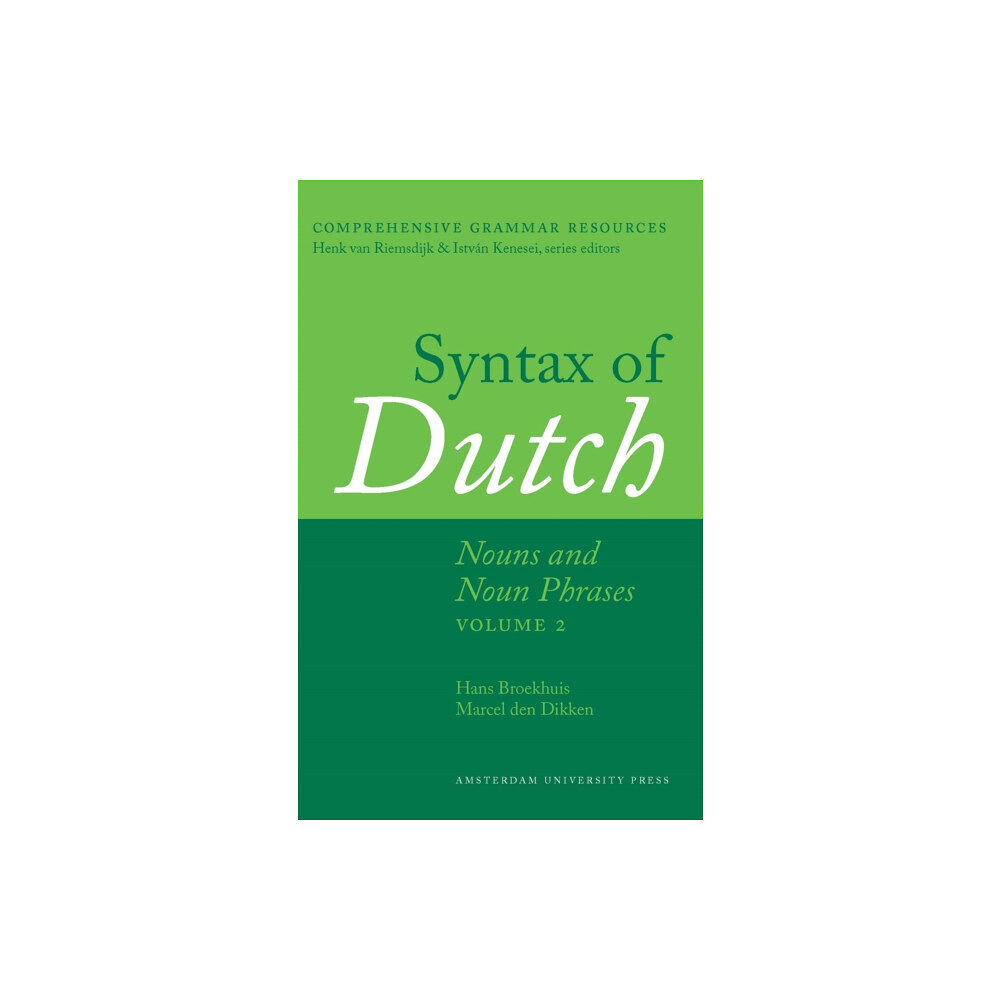 Amsterdam University Press Syntax of Dutch: Nouns and Noun Phrases - Volume 2 (häftad, eng)