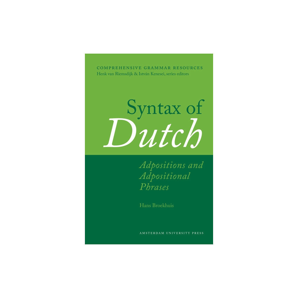 Amsterdam University Press Syntax of Dutch (inbunden, eng)