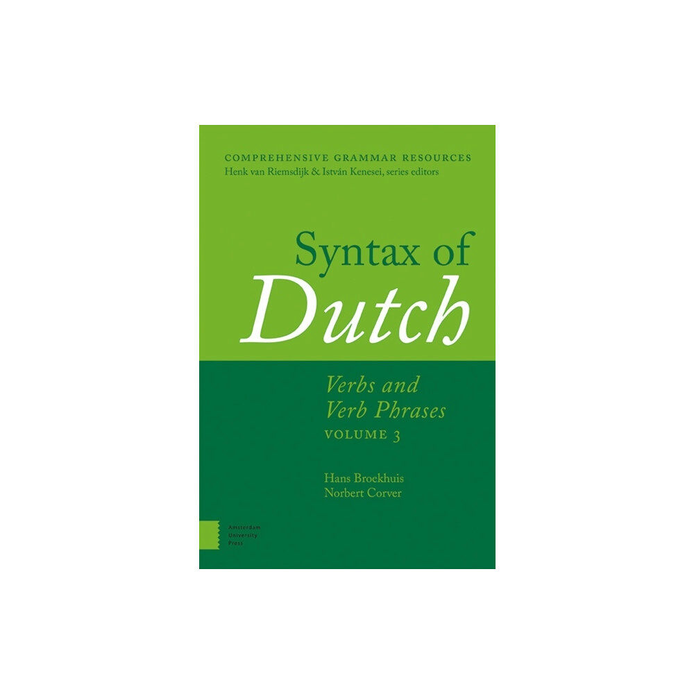 Amsterdam University Press Syntax of Dutch (inbunden, eng)