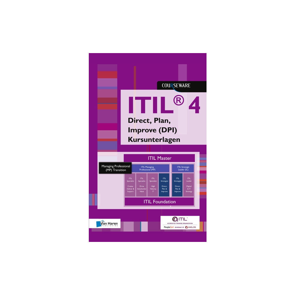 van Haren Publishing ITIL(R) 4 Direct, Plan, Improve (DPI) Kursunterlagen - Deutsch (häftad, eng)