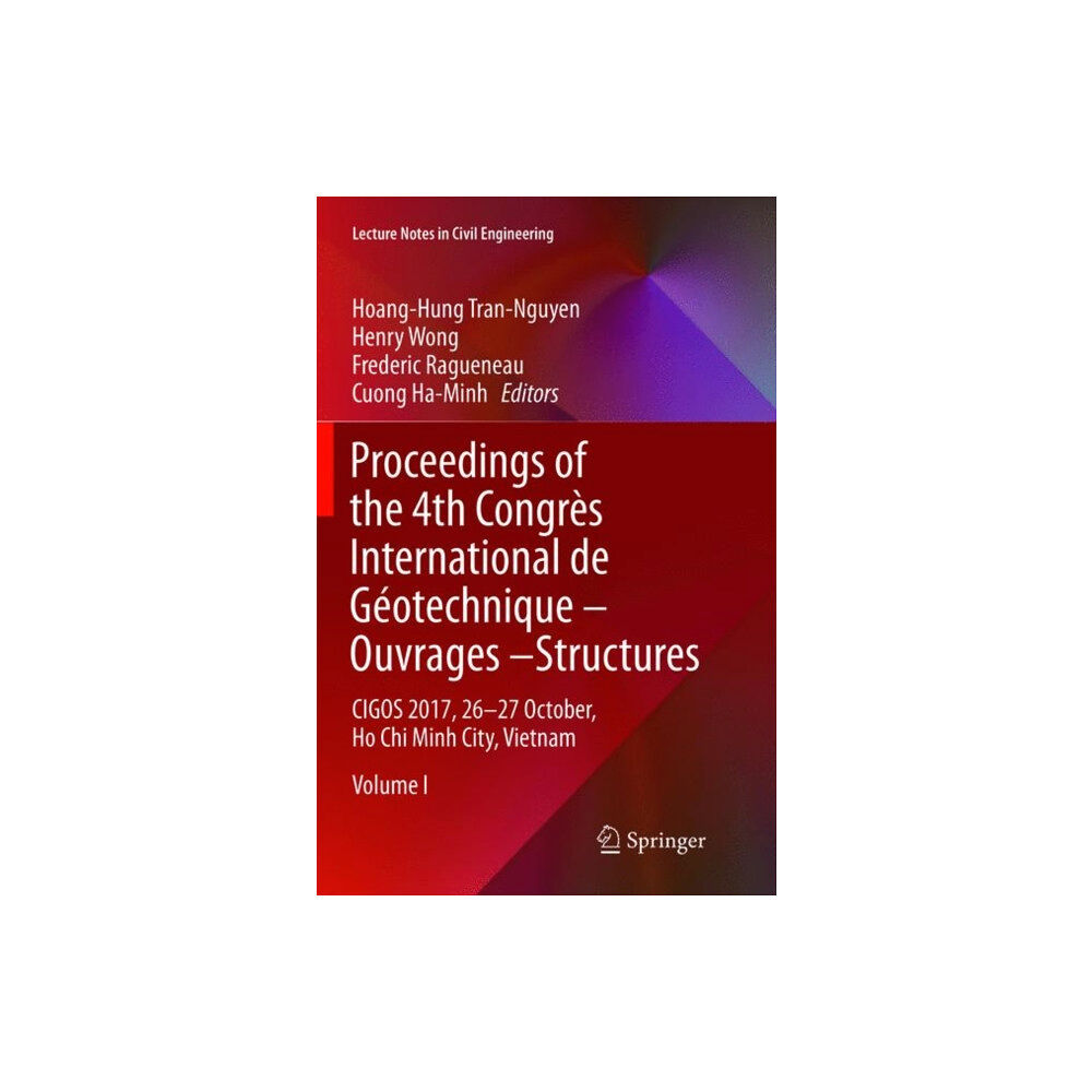 Springer Verlag, Singapore Proceedings of the 4th Congres International de Geotechnique - Ouvrages -Structures (häftad, eng)