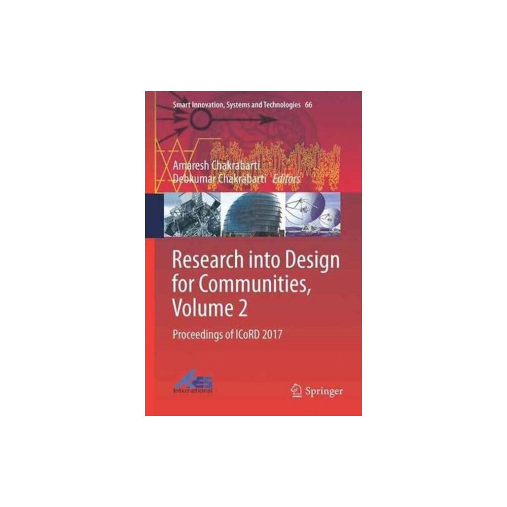 Springer Verlag, Singapore Research into Design for Communities, Volume 2 (inbunden, eng)