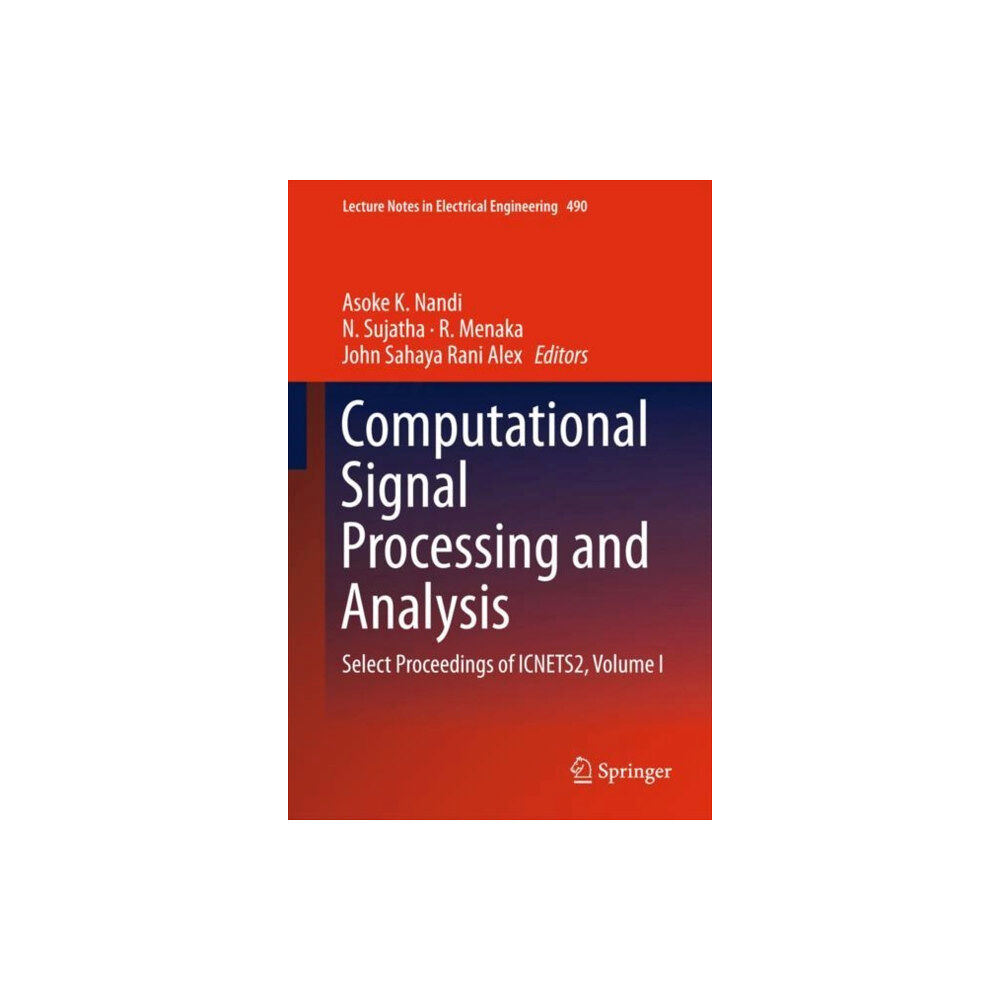 Springer Verlag, Singapore Computational Signal Processing and Analysis (inbunden, eng)