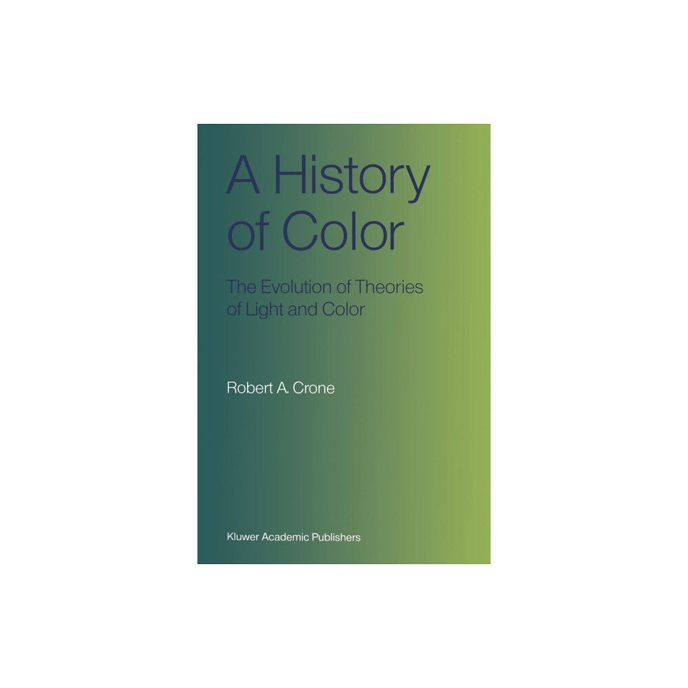 SPRINGER A History of Color (häftad, eng)