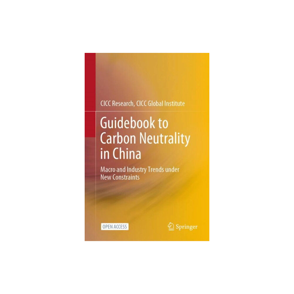 Springer Verlag, Singapore Guidebook to Carbon Neutrality in China (inbunden, eng)