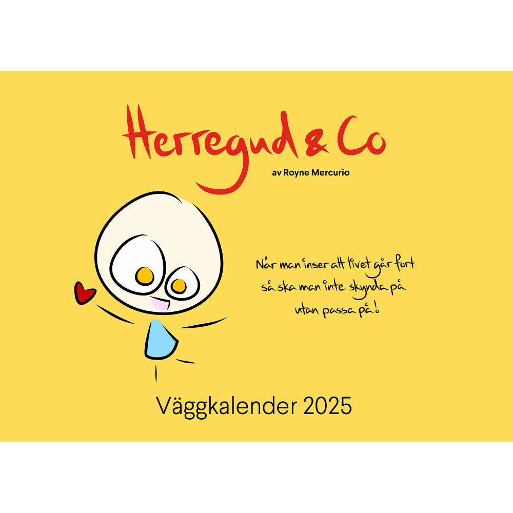 Libris förlag Herregud & Co Väggkalender 2025 (bok)