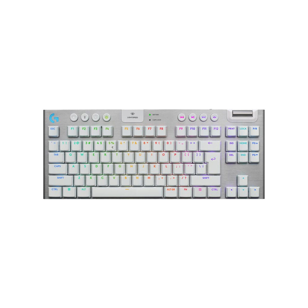 Logitech Logitech G G915 X - tangentbord - gaming, LIGHTSPEED TKL - vit Inmatningsenhet