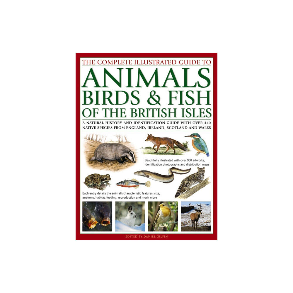 Anness publishing The Complete Illustrated Guide to Animals, Birds & Fish of the British Isles (häftad, eng)