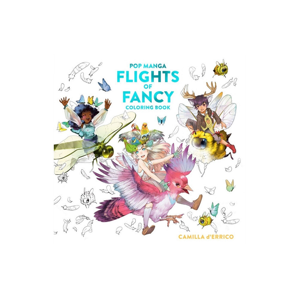Camilla D'Errico Pop Manga Flights of Fancy Coloring Book (pocket, eng)