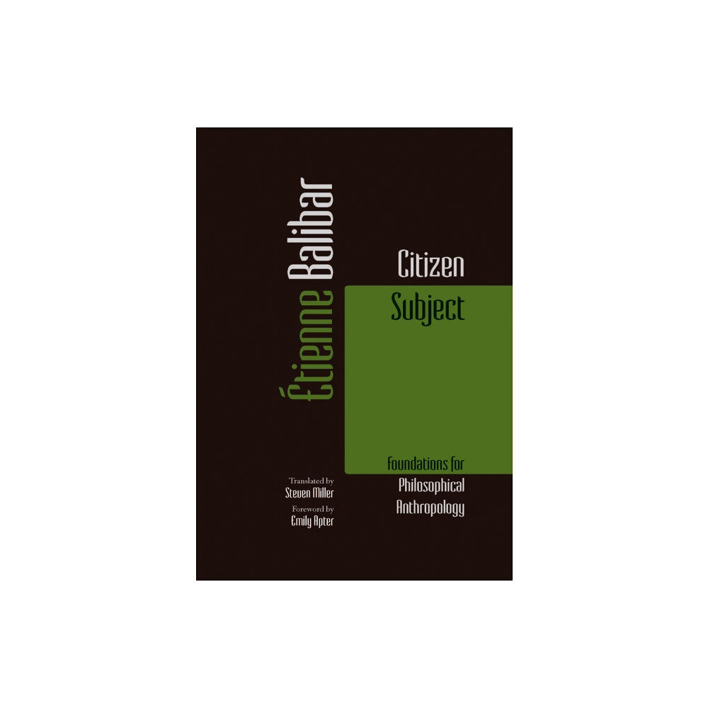 Fordham university press Citizen Subject (häftad, eng)