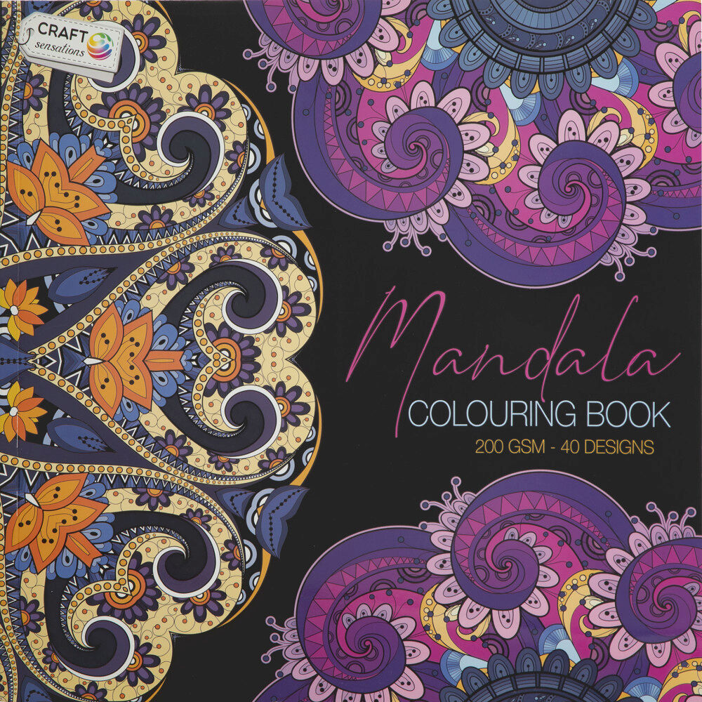 Legind A/S Målarbok : Mandala, lila (bok, danskt band)