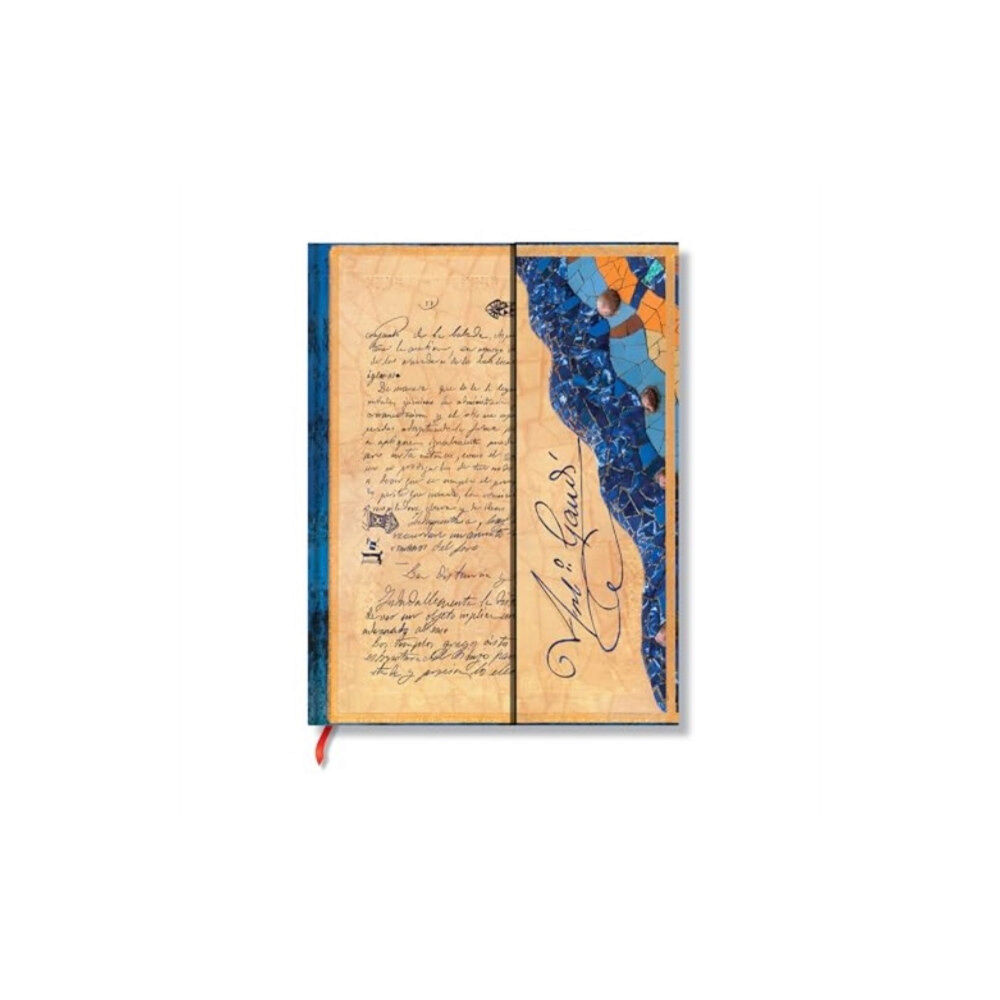 paperblanks Gaudi, The Manuscript of Reus (Embellished Manuscripts Collection) Midi Lined Hardback Journal (Elastic Band Closure) (i...