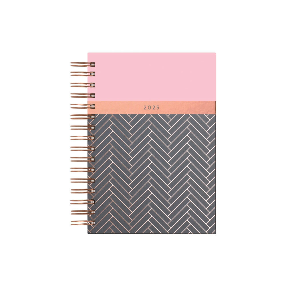 Tangible Stationery Company Matilda Myres Pink Page-a-Day A5 Diary 2025 (häftad, eng)