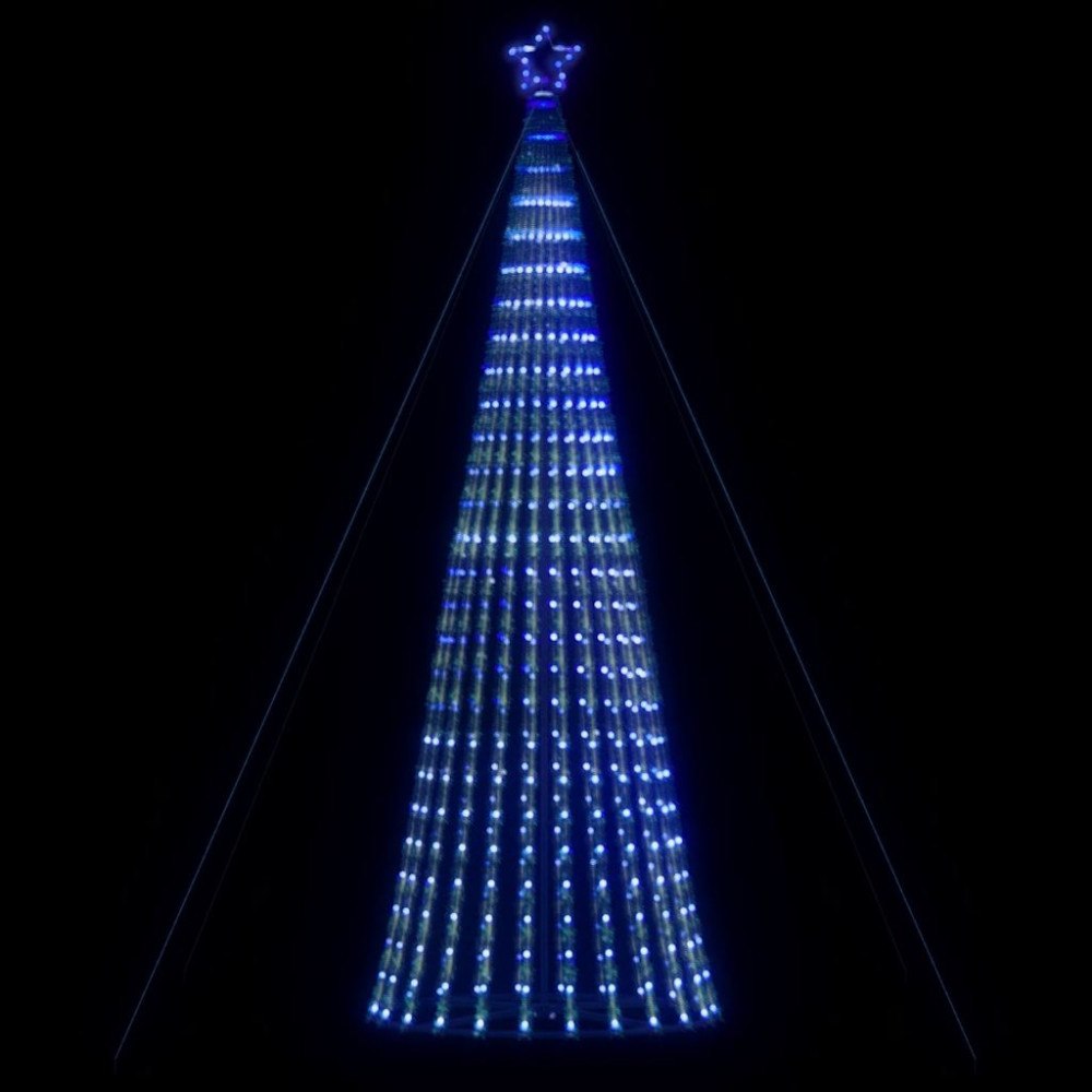 vidaXL LED julgran 1028 LED blå 403 cm