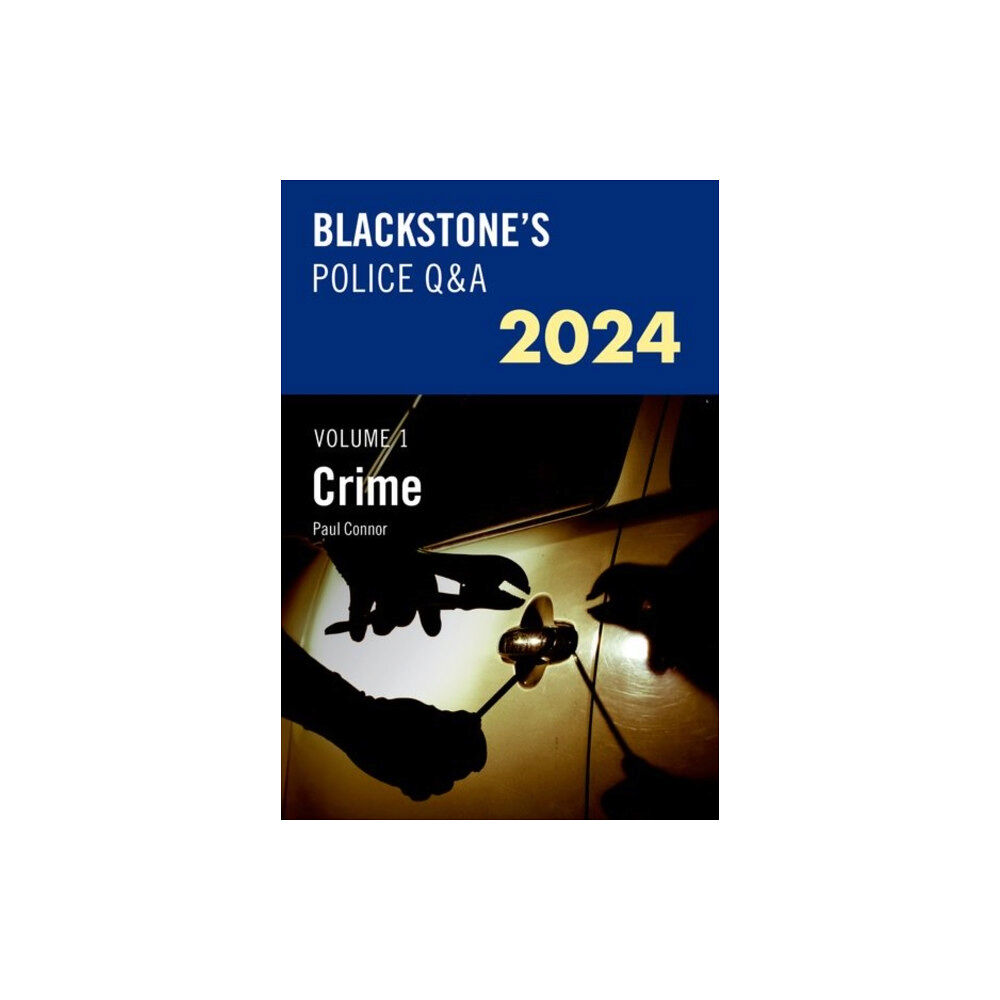 Oxford University Press Blackstone's Police Q&A's 2024 Volume 1: Crime (häftad, eng)