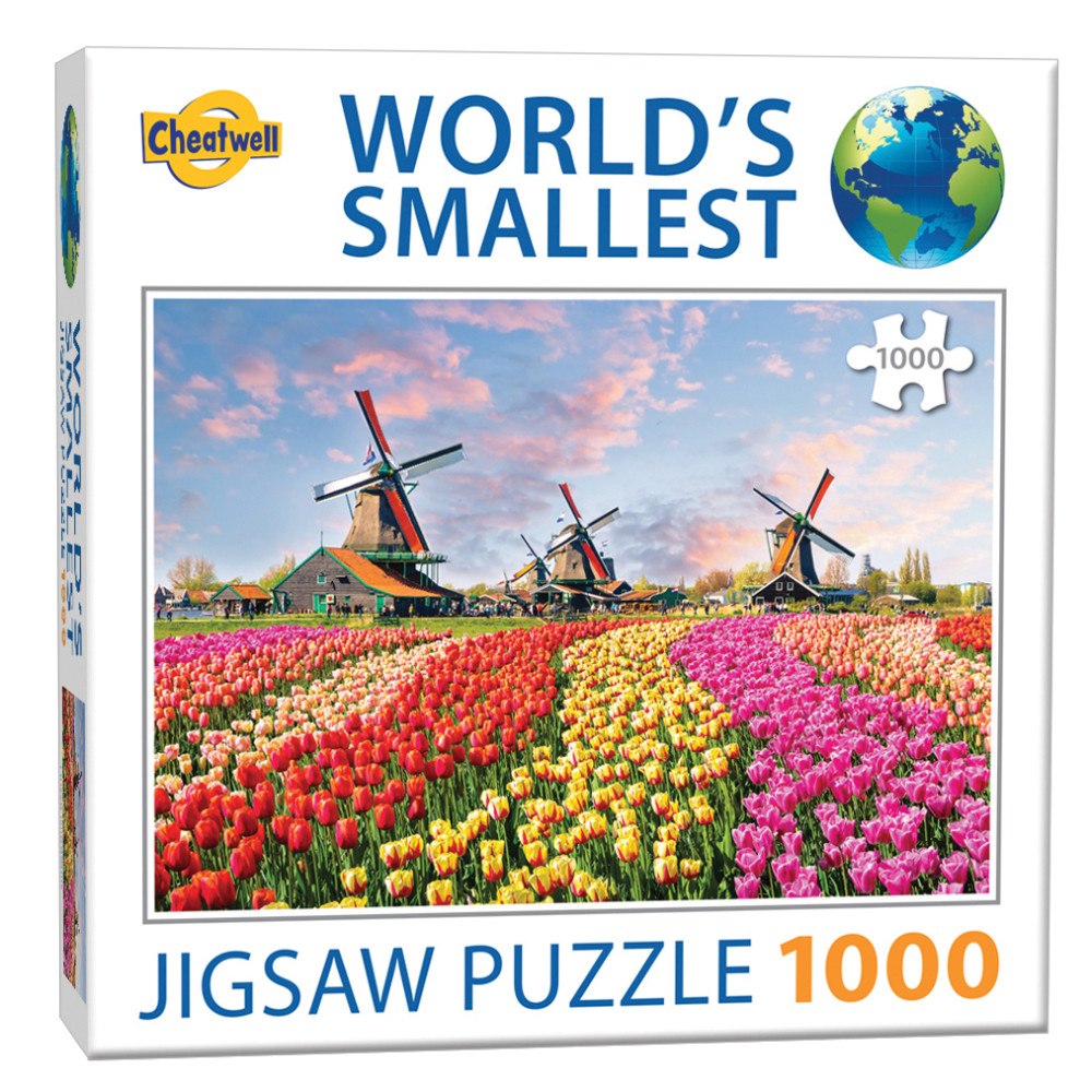 Cheatwell Games World's Smallest - Dutch Windmills - 1000 bitar