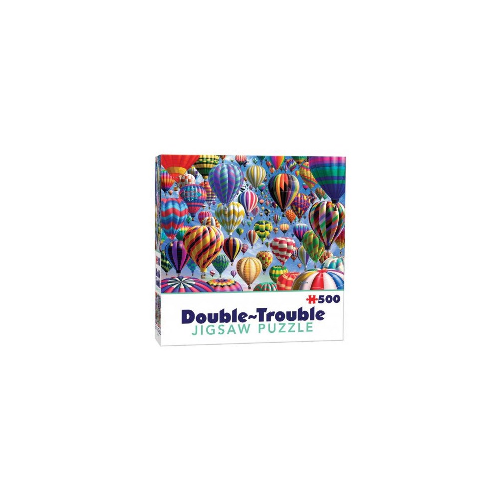 Cheatwell Games Dubbelsidigt Pussel Double Trouble Balloons 500 b