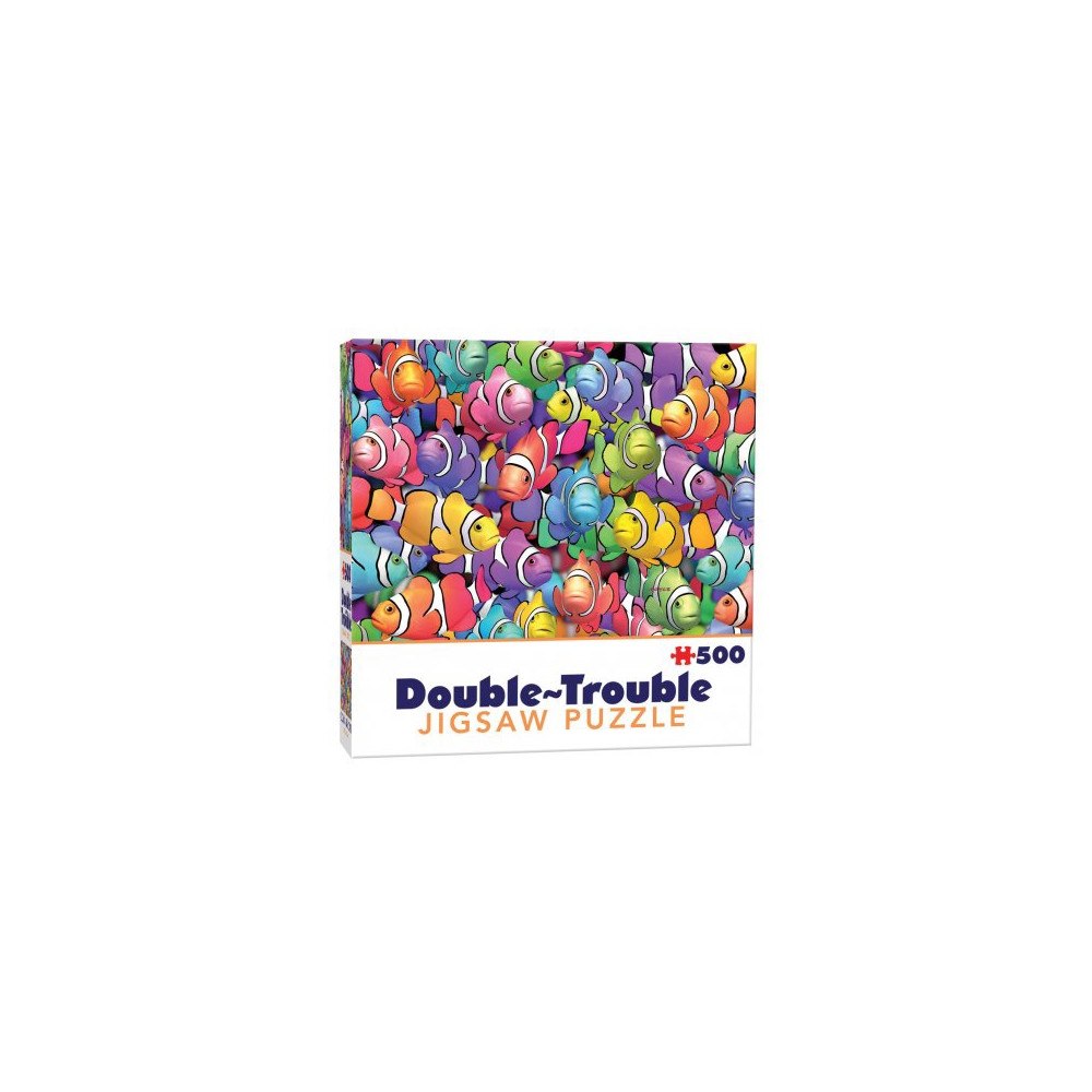 Cheatwell Games Dubbelsidigt Pussel Double Trouble Clownfish 500 b