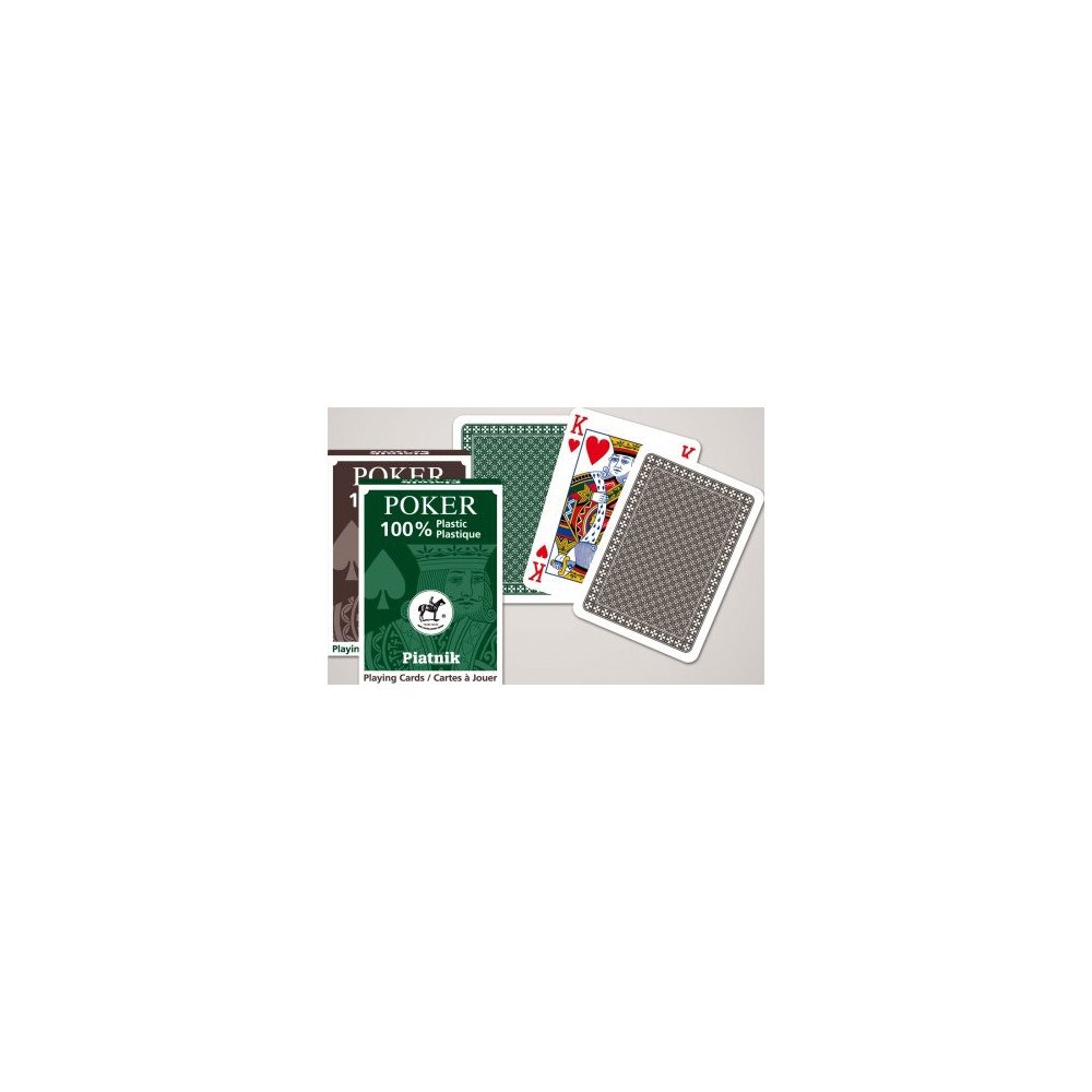Piatnik Spelkort Poker Plast Economy single pack