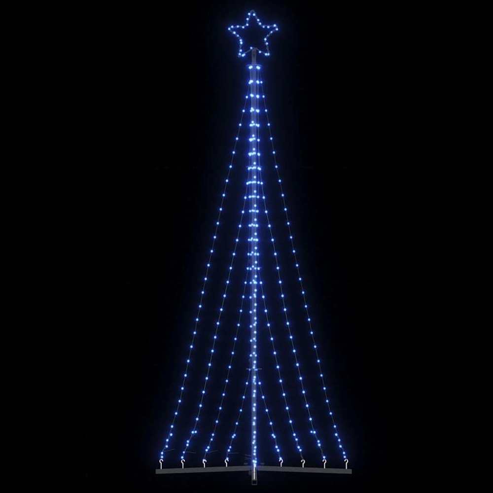 vidaXL LED julgran 447 LED blå 249 cm