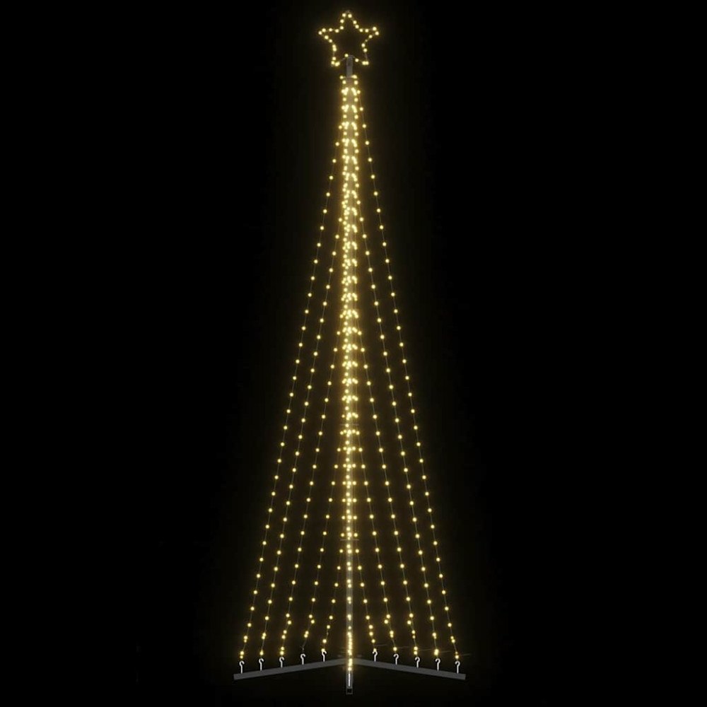 vidaXL LED julgran 495 LED varmvit 300,5 cm