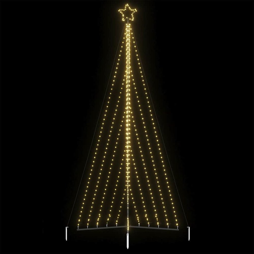 vidaXL LED julgran 570 LEDs varmvit 399 cm