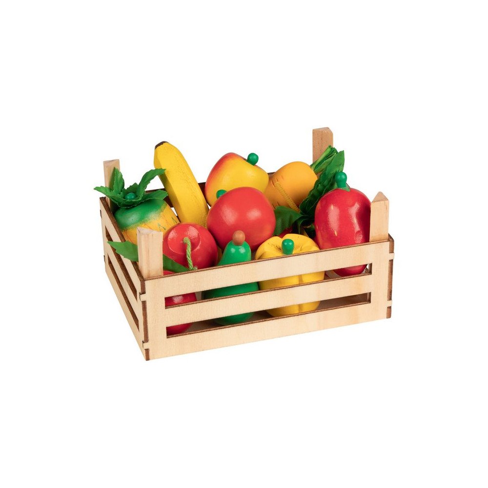 No Brand Frukt och grönsakslåda i trä
