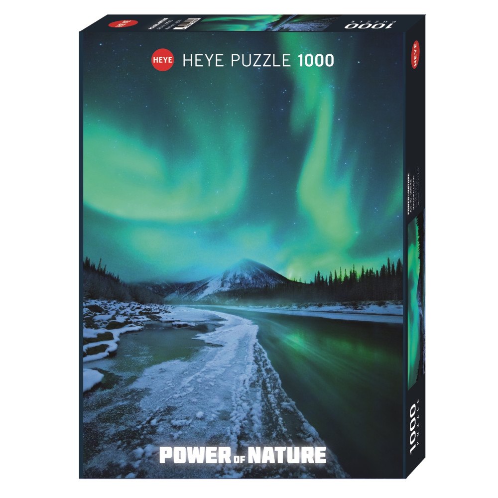 HEYE Power of Nature Northern Lights, Pussel, 1000 bitar, Heye