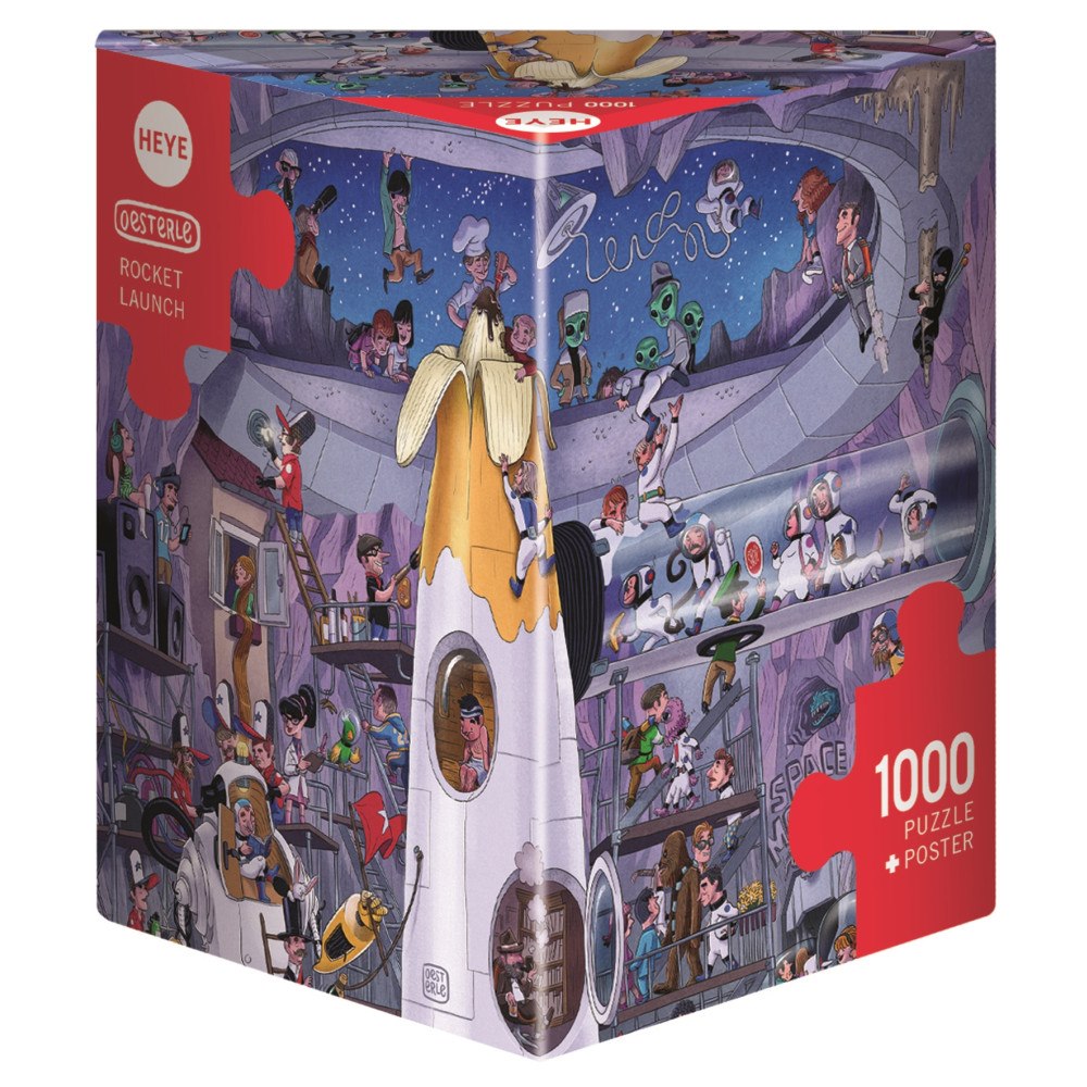 HEYE Trinagular, Rocket Launch, Pussel, 1000 bitar, Heye