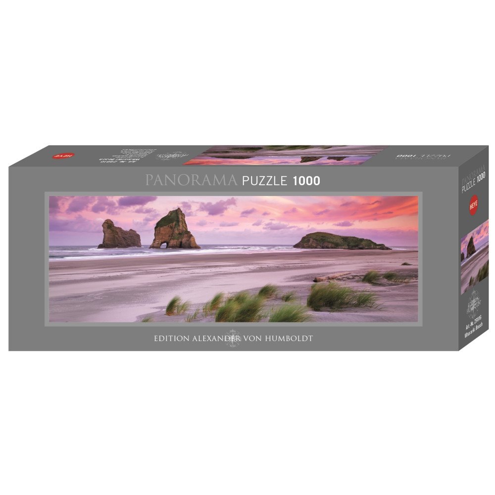 HEYE Panorama Humboldt Wharariki Beach, Pussel, 1000 bitar, Heye