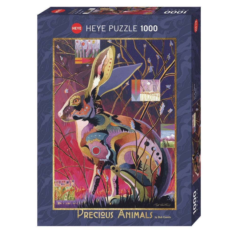 HEYE Fine Art Precoius Animals Ever Alert, Pussel, 1000 bitar, Heye