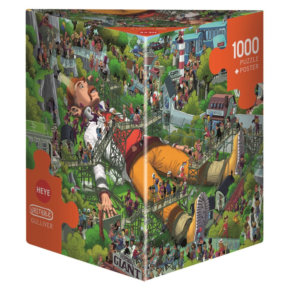 HEYE Triangular, Gulliver, Pussel, 1000 bitar, Heye