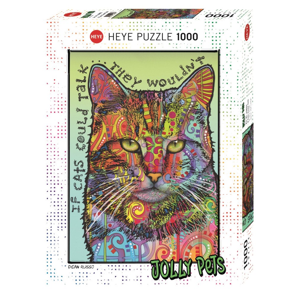 HEYE Art Jolly Pets If Cats Could Talk, Pussel, 1000 bitar, Heye